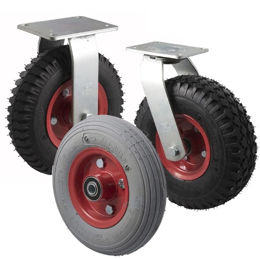 Pneumatic castors & wheels - Puncture-Proof & Heavy Duty | Fallshaw ...