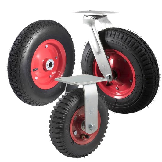 Pneumatic wheels and castors - Puncture-proof, steel-centred and ...