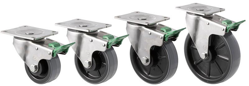 OSPDL forks: Plate with swivel and direction lock