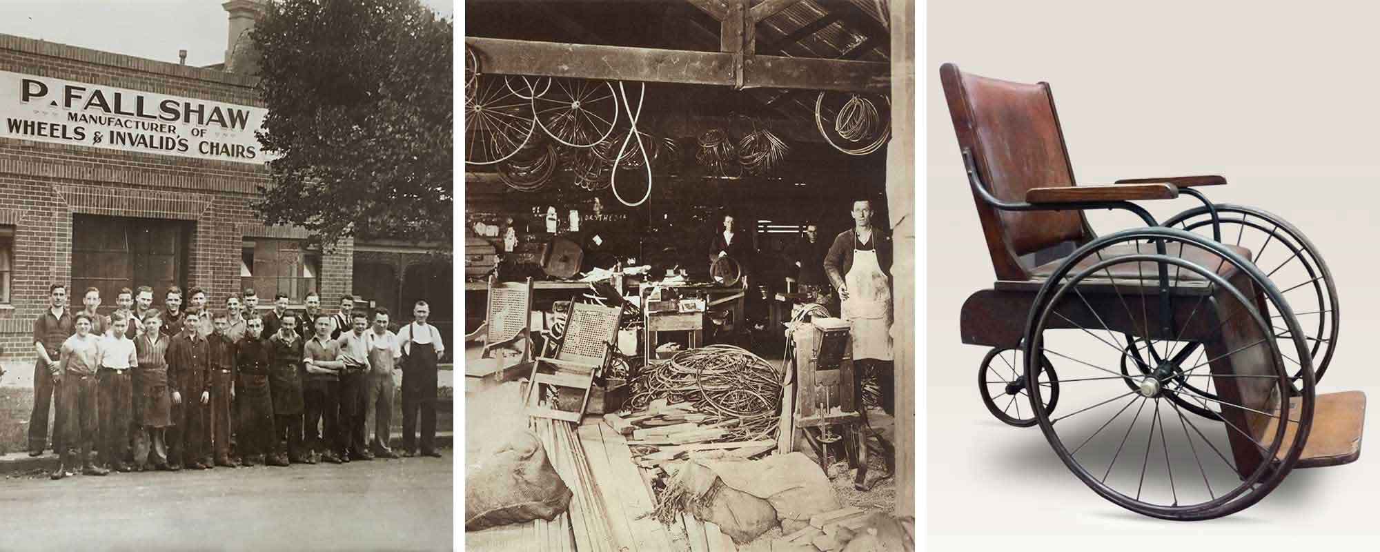 Historical timeline of Fallshaw wheels and castors