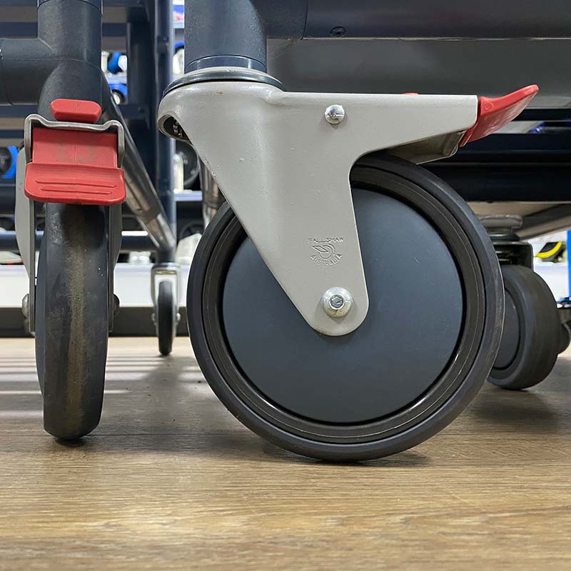 Corrosion-free Castors for trolleys