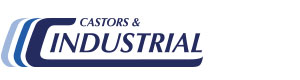 Castors and Industrial logo: Materials handling equipment