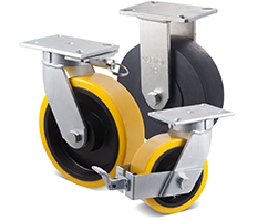 Heavy duty industrial castors: V Series