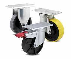 Waste bin castors: W Series