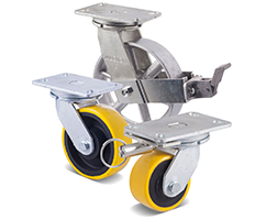 Very heavy duty cast iron castors: X Series