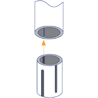 Installing expanding adaptor - step 6