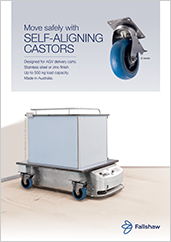 Self-aligning castors flyer