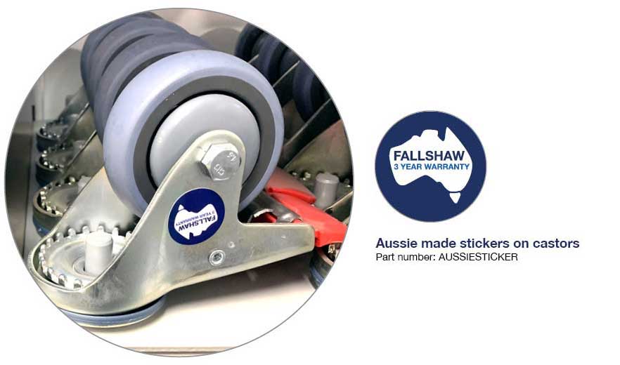 'Aussie-made' sticker instructions