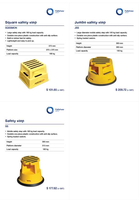 Download the Safety Steps signage PDF