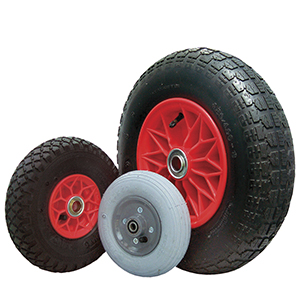 Pneumatic wheels