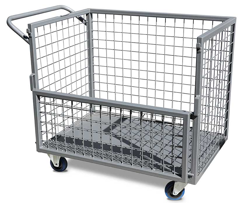 heavy duty industrial cage trolley